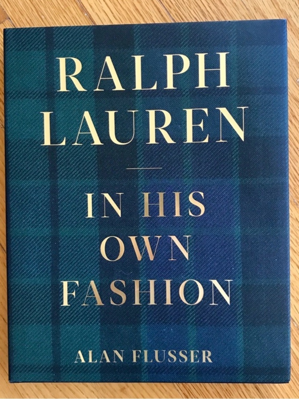 Ralph Lauren In His Own Fashion by Alan Flusser Hardcover Design Book Luxury